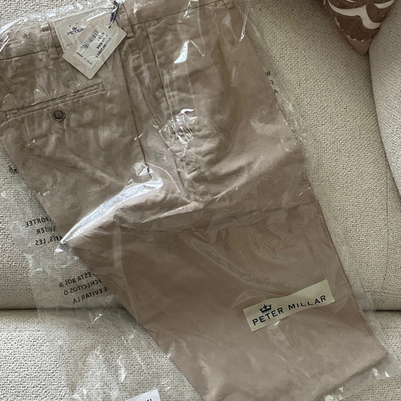 Peter Millar Men's Khaki Chinos